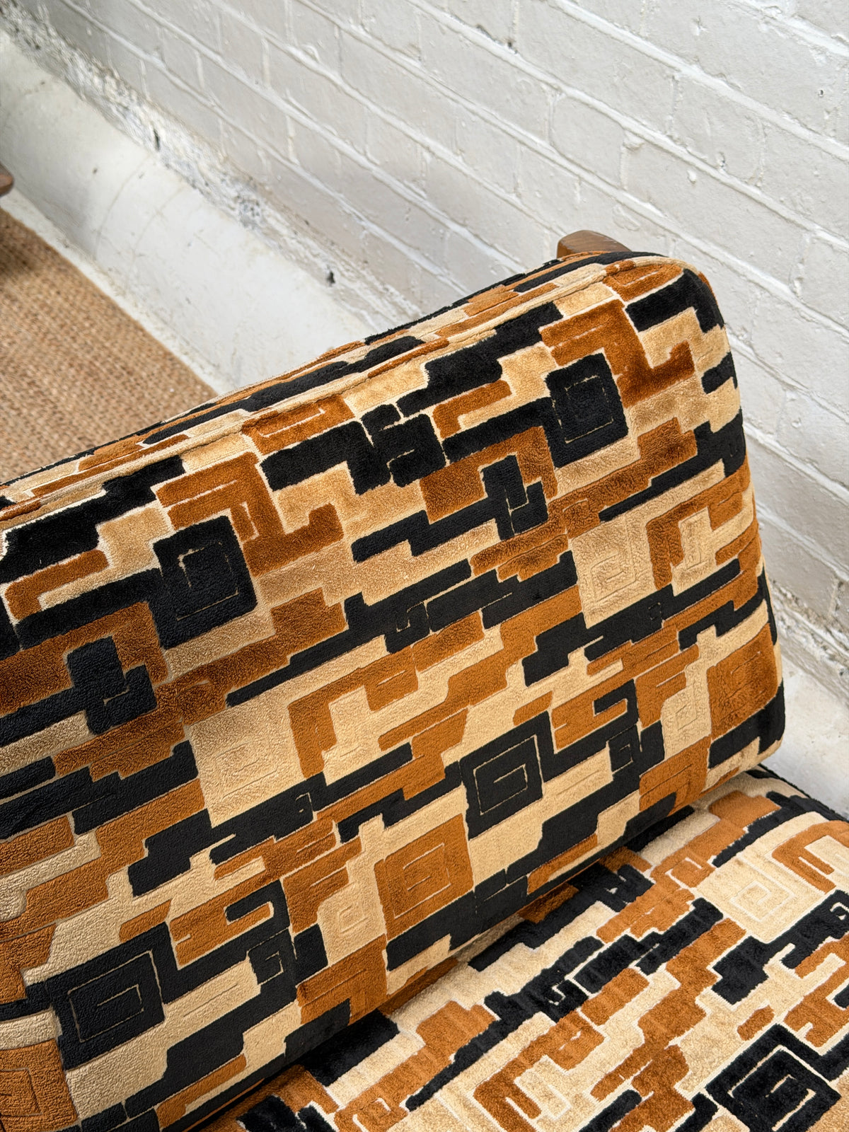 70S BRUTALIST GEOMETRIC CHAIRS -  SOLD INDIVDUALLY