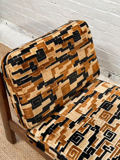 70S BRUTALIST GEOMETRIC CHAIRS -  SOLD INDIVDUALLY