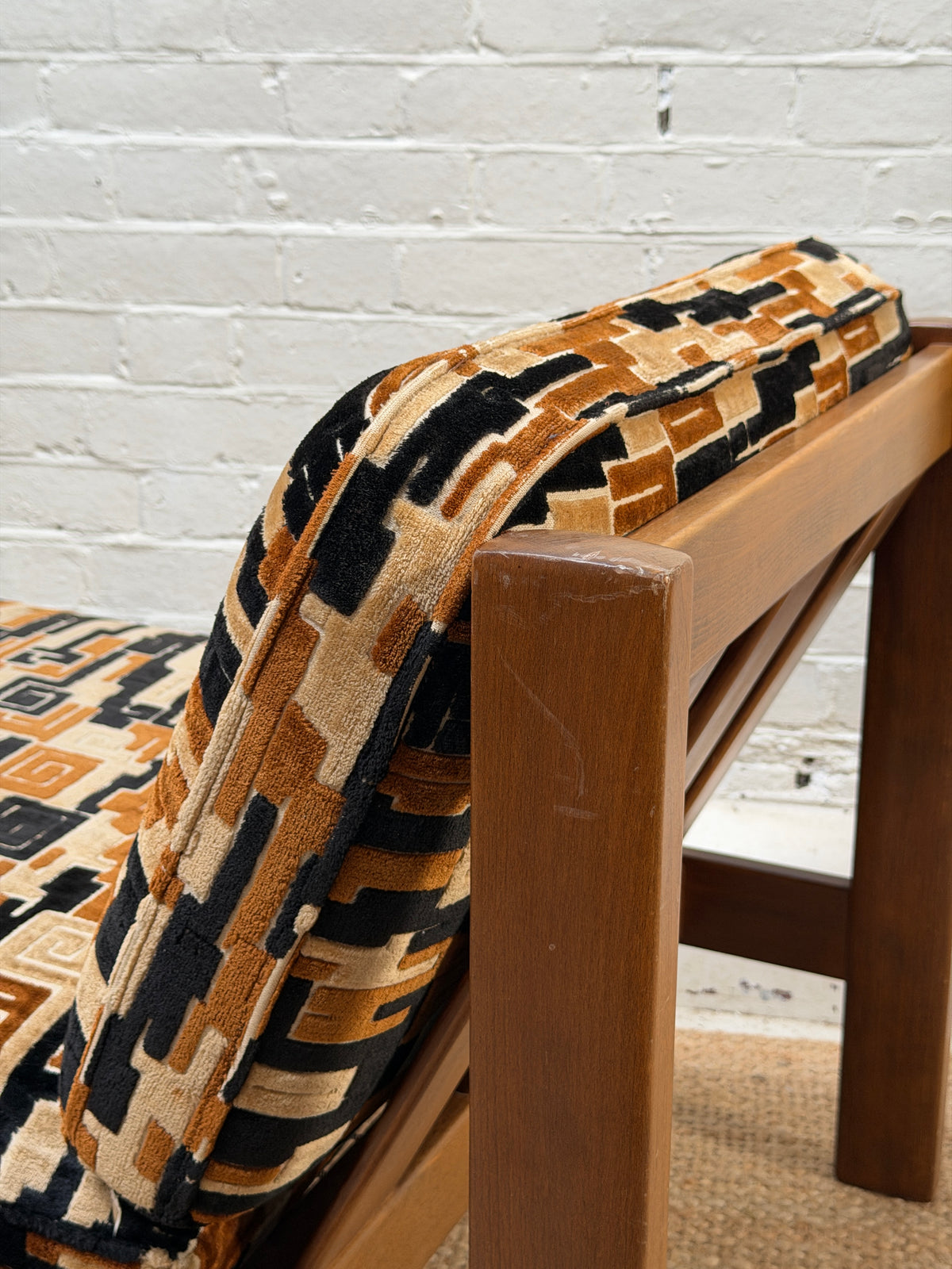 70S BRUTALIST GEOMETRIC CHAIRS -  SOLD INDIVDUALLY