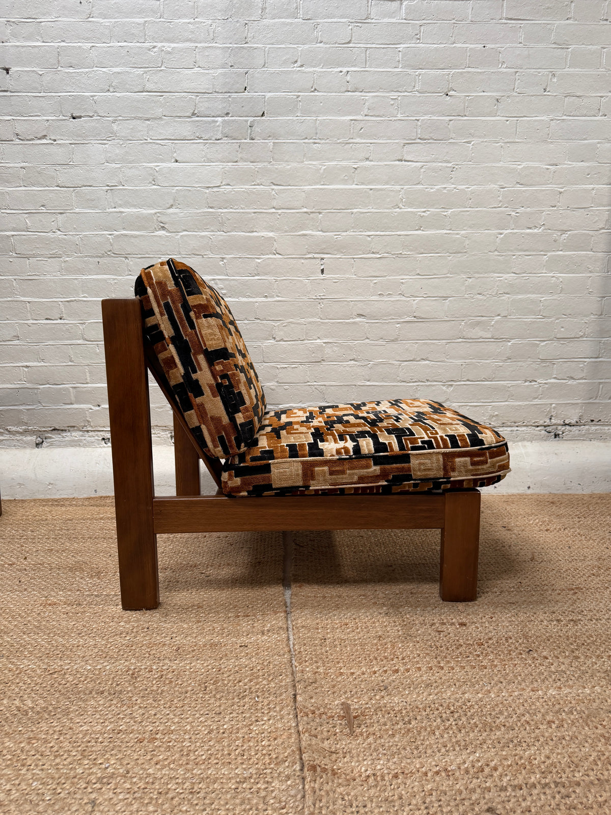 70S BRUTALIST GEOMETRIC CHAIRS -  SOLD INDIVDUALLY