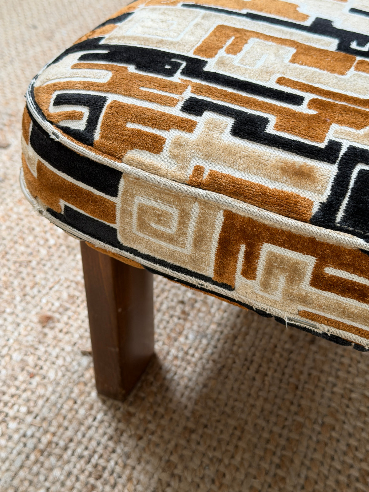 70S BRUTALIST GEOMETRIC CHAIRS -  SOLD INDIVDUALLY