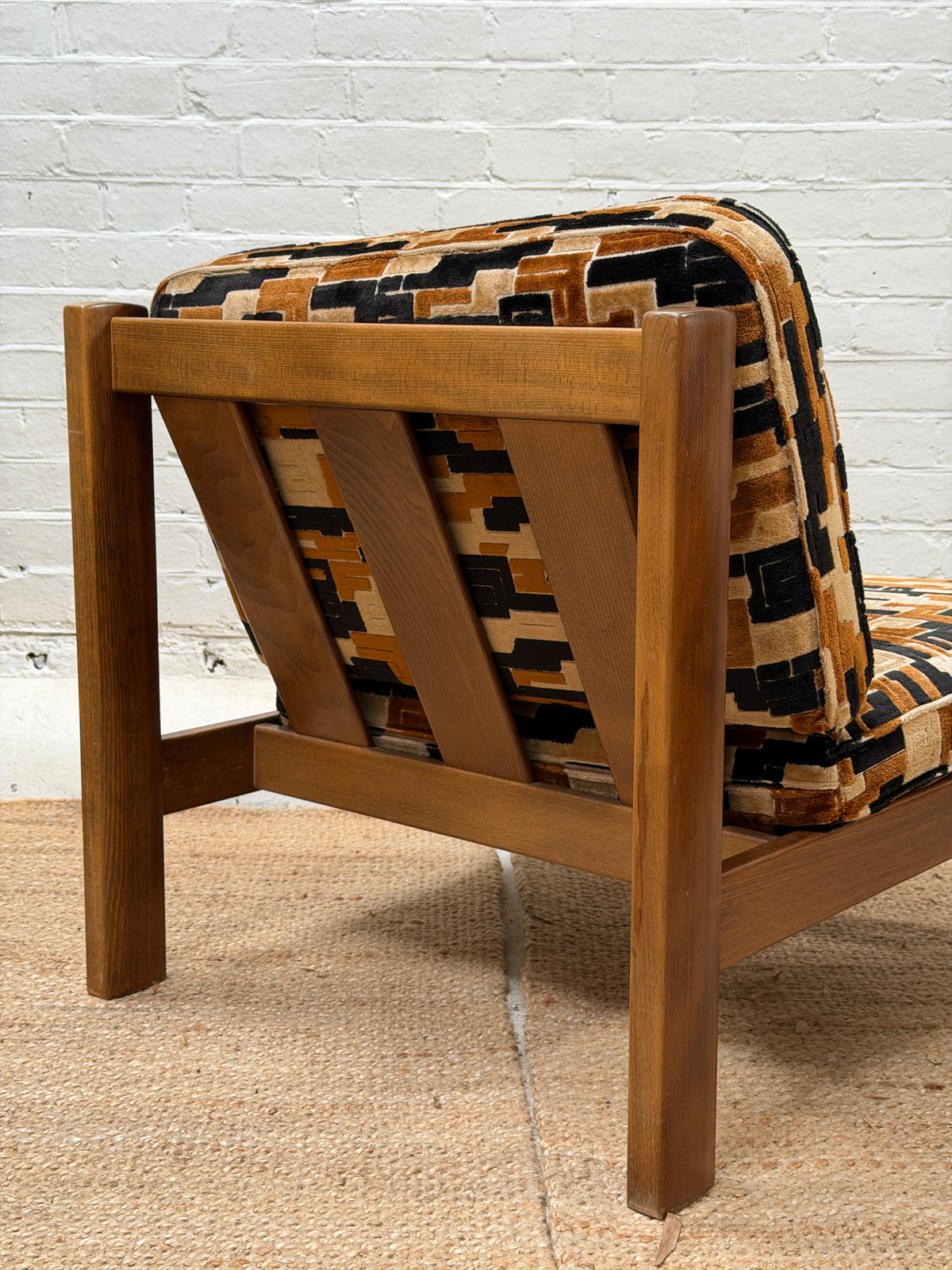 70S BRUTALIST GEOMETRIC CHAIRS -  SOLD INDIVDUALLY