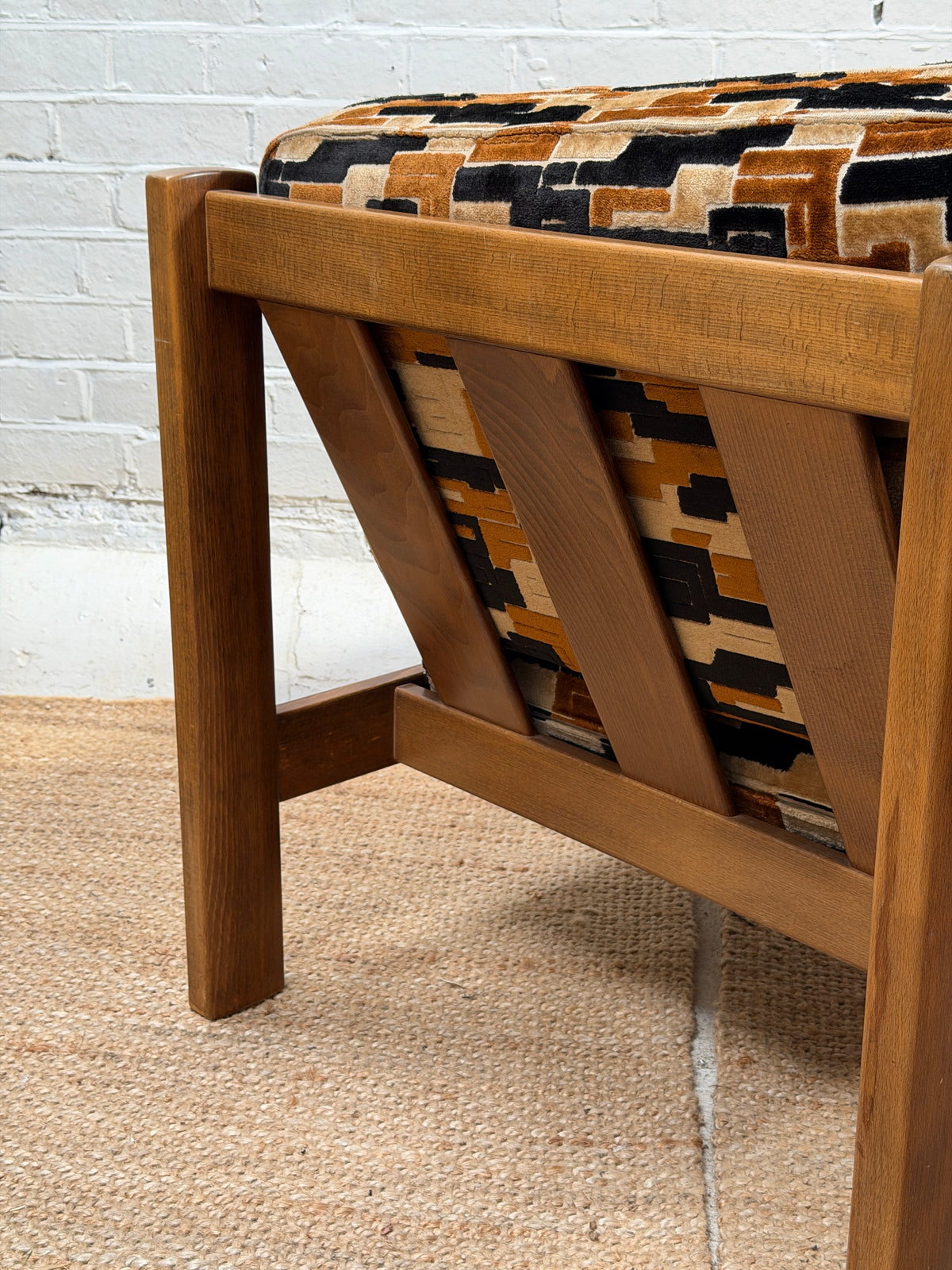 70S BRUTALIST GEOMETRIC CHAIRS -  SOLD INDIVDUALLY