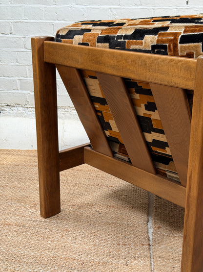 70S BRUTALIST GEOMETRIC CHAIRS -  SOLD INDIVDUALLY