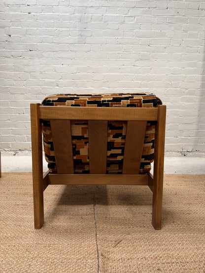 70S BRUTALIST GEOMETRIC CHAIRS -  SOLD INDIVDUALLY