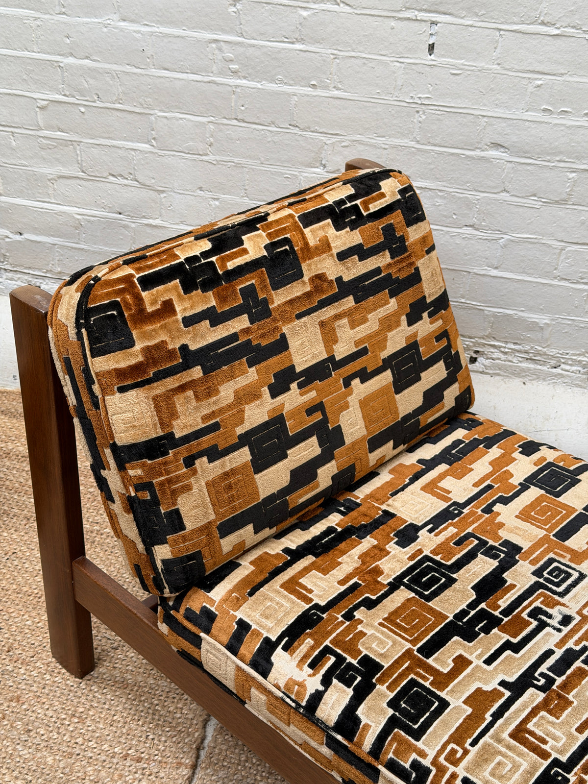 70S BRUTALIST GEOMETRIC CHAIRS -  SOLD INDIVDUALLY
