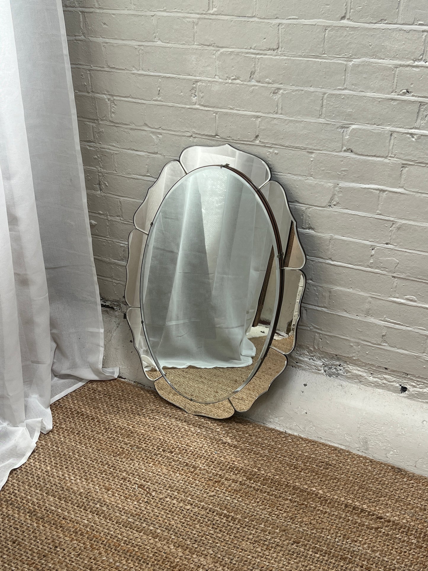 BEVELLED PETAL MIRROR