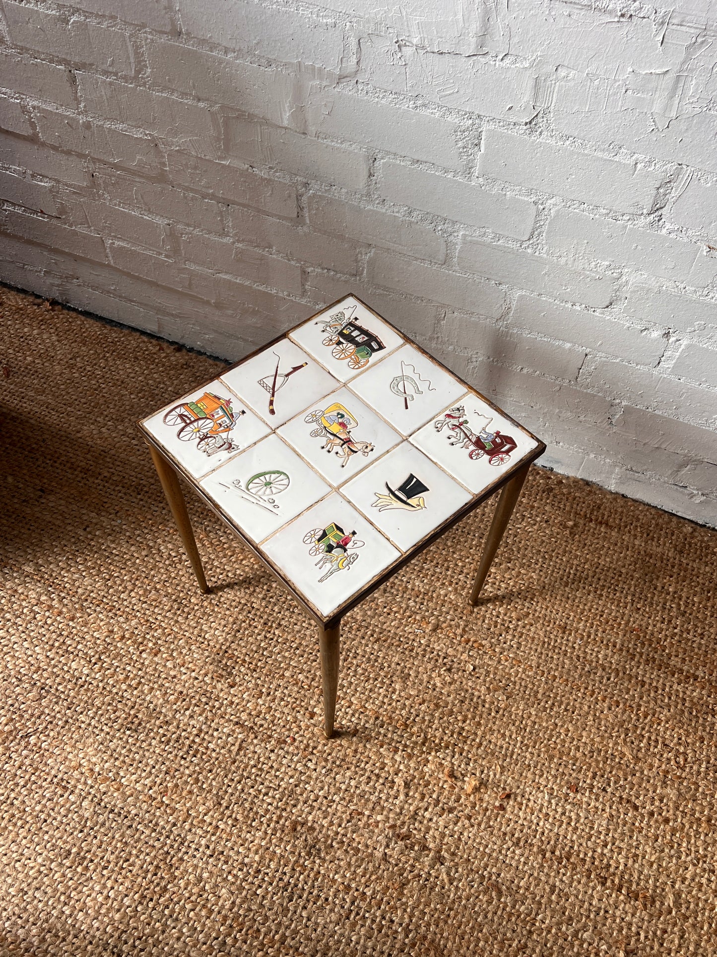 SMALL TILED TOP TABLE