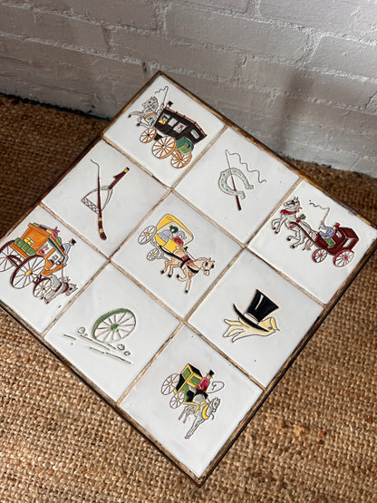 SMALL TILED TOP TABLE