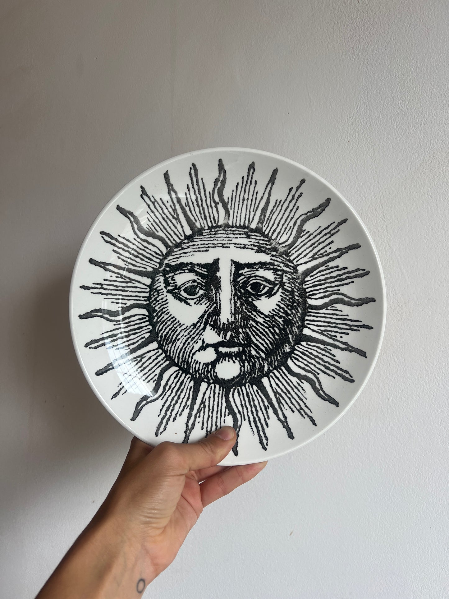 SWEDISH SUN MOTIF WALL PLATE