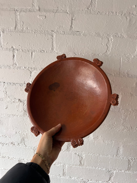 TERRACOTTA CLAY DECORATIVE BOWL