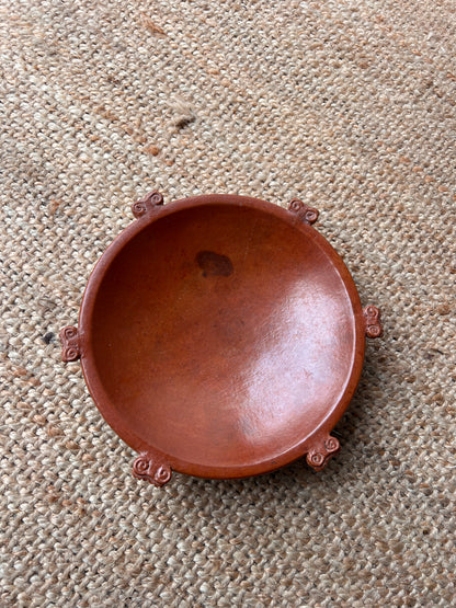 TERRACOTTA CLAY DECORATIVE BOWL