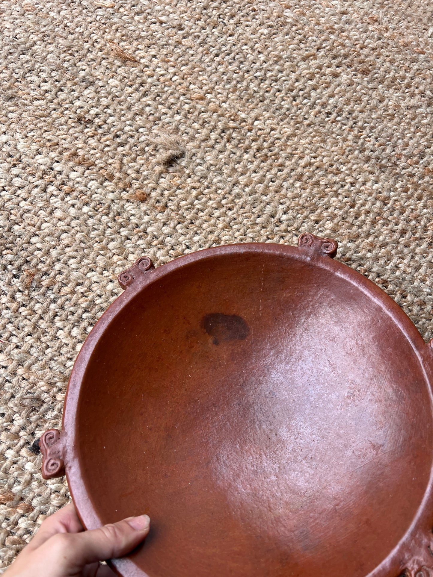 TERRACOTTA CLAY DECORATIVE BOWL