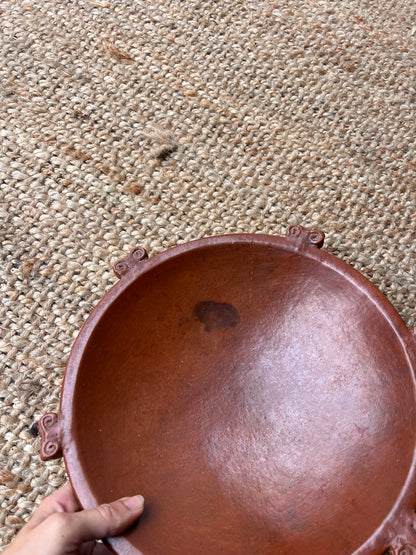 TERRACOTTA CLAY DECORATIVE BOWL