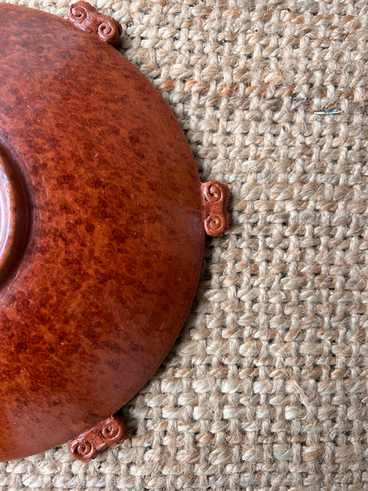 TERRACOTTA CLAY DECORATIVE BOWL