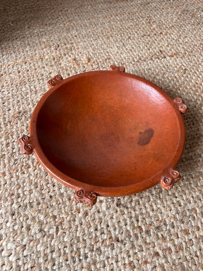 TERRACOTTA CLAY DECORATIVE BOWL