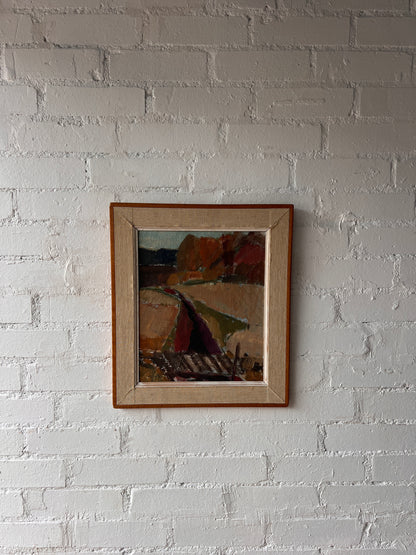 SMALL ABSTRACT OIL PAINTING