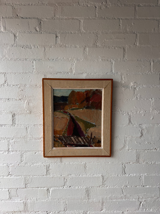SMALL ABSTRACT OIL PAINTING
