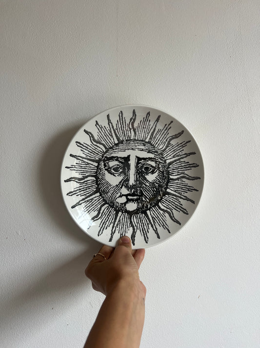 SWEDISH SUN MOTIF WALL PLATE