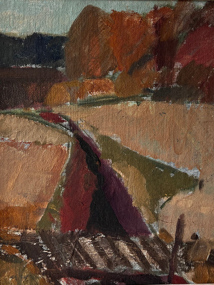 SMALL ABSTRACT OIL PAINTING