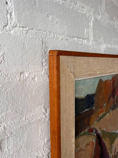 SMALL ABSTRACT OIL PAINTING