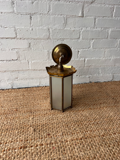 SMALL BRASS VINTAGE SWEDISH LANTERN
