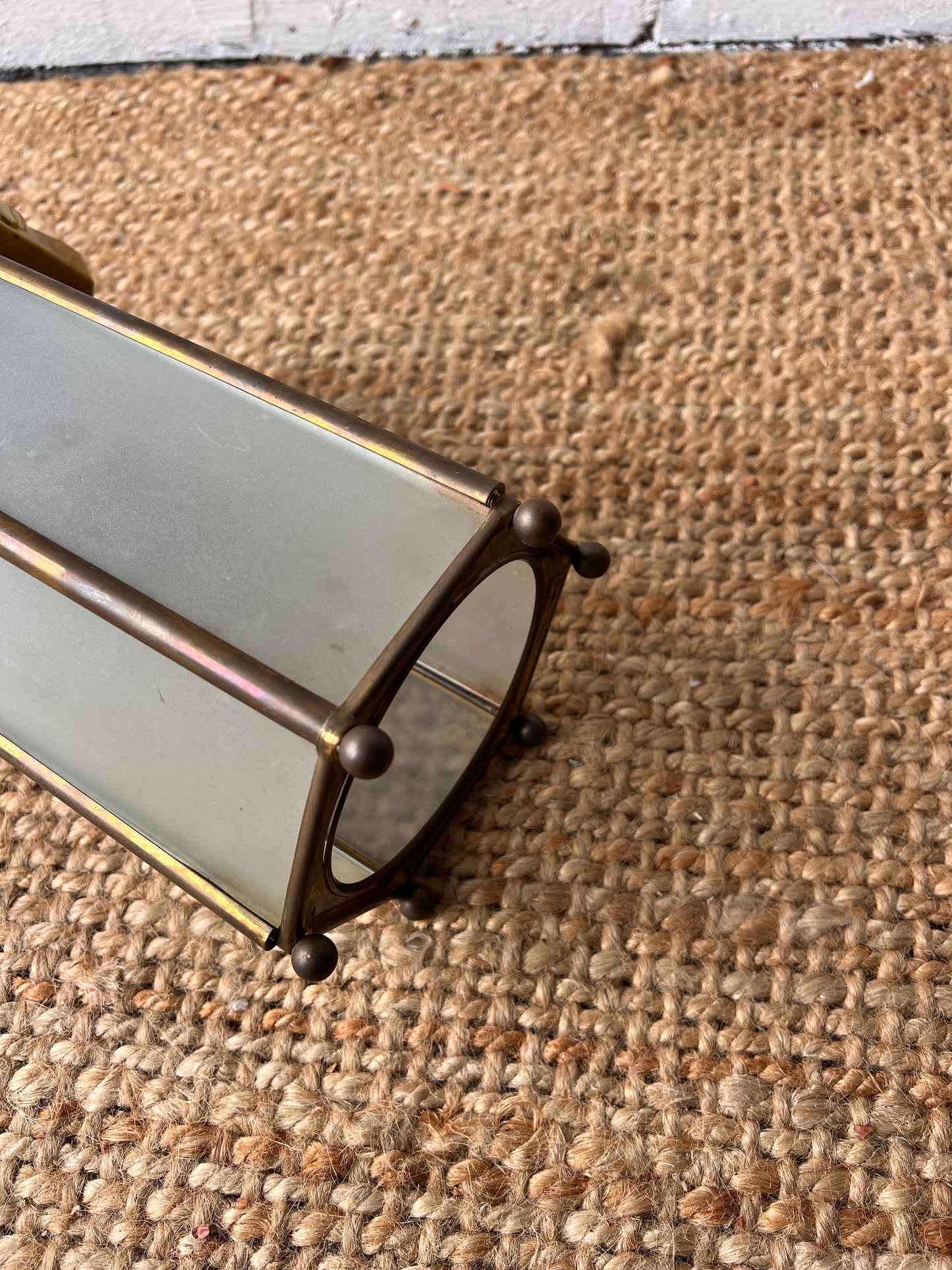 SMALL BRASS VINTAGE SWEDISH LANTERN