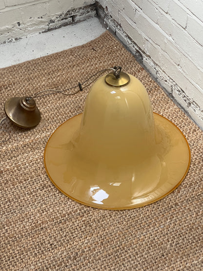 YELLOW MURANO CEILING PENDANT