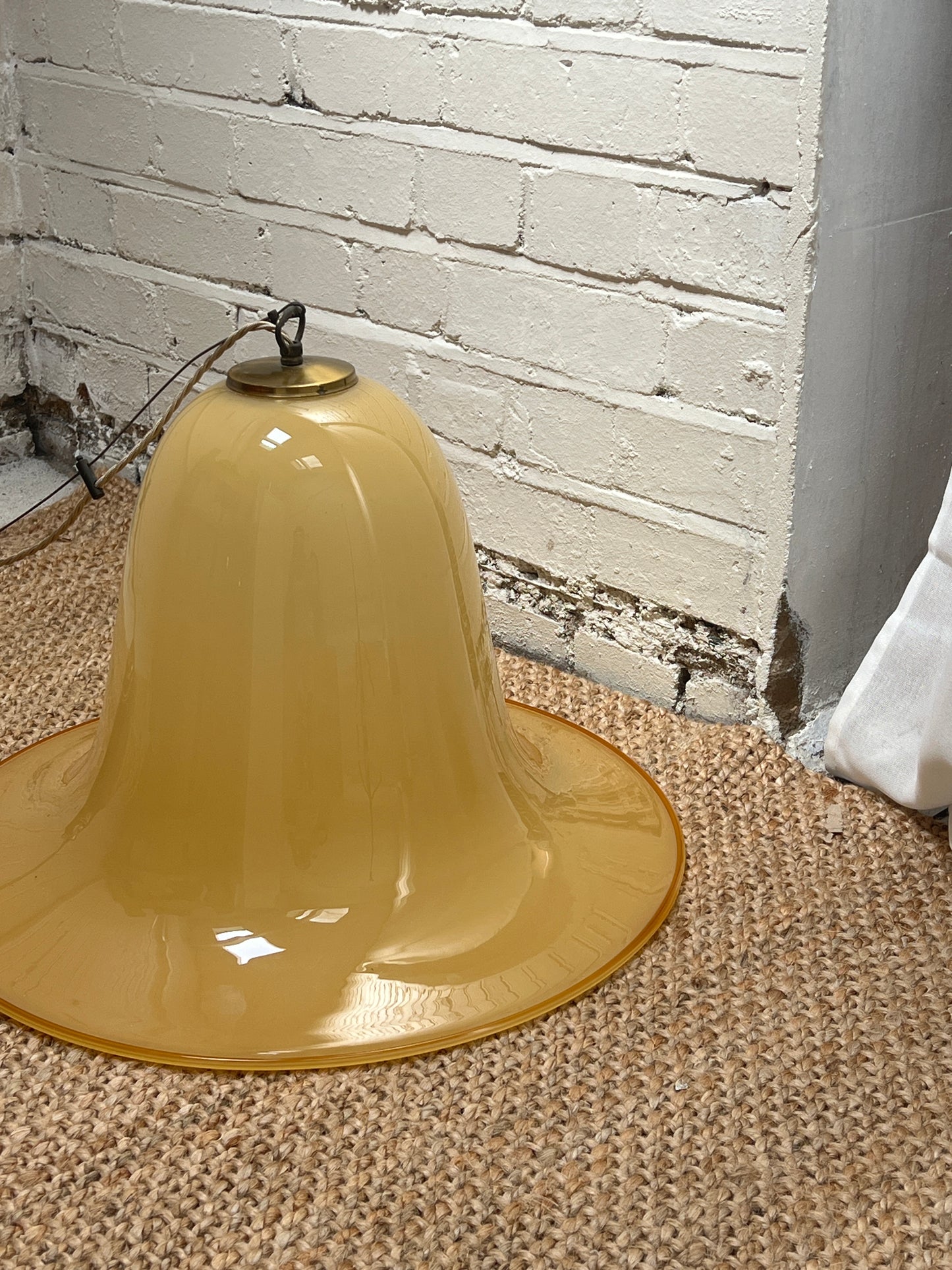 YELLOW MURANO CEILING PENDANT