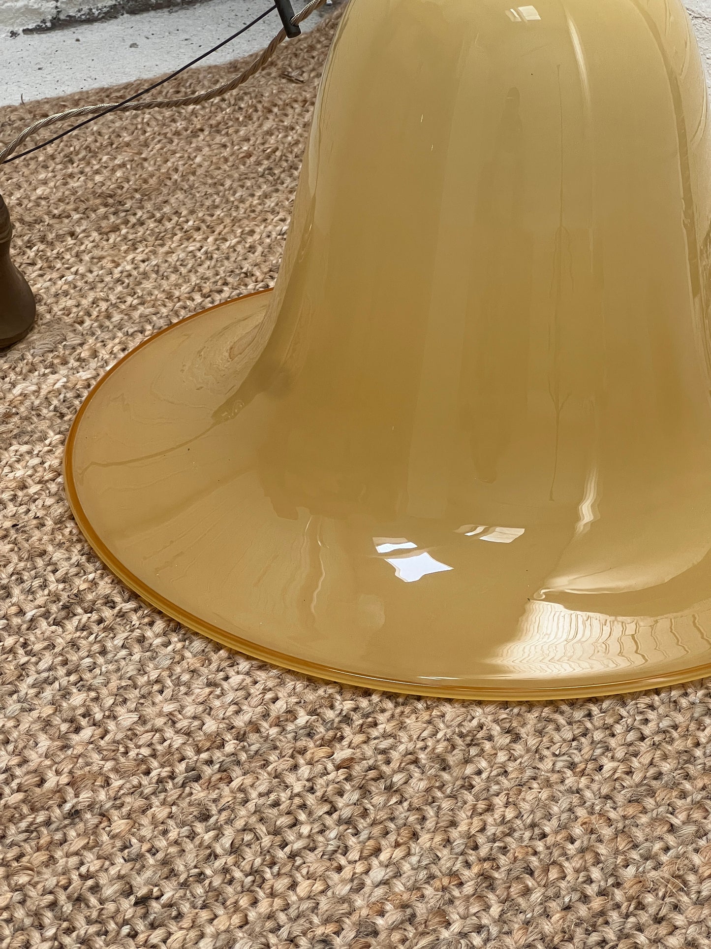 YELLOW MURANO CEILING PENDANT
