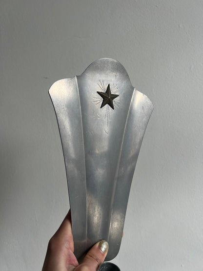 PAIR OF SILVER STAR SCONCES