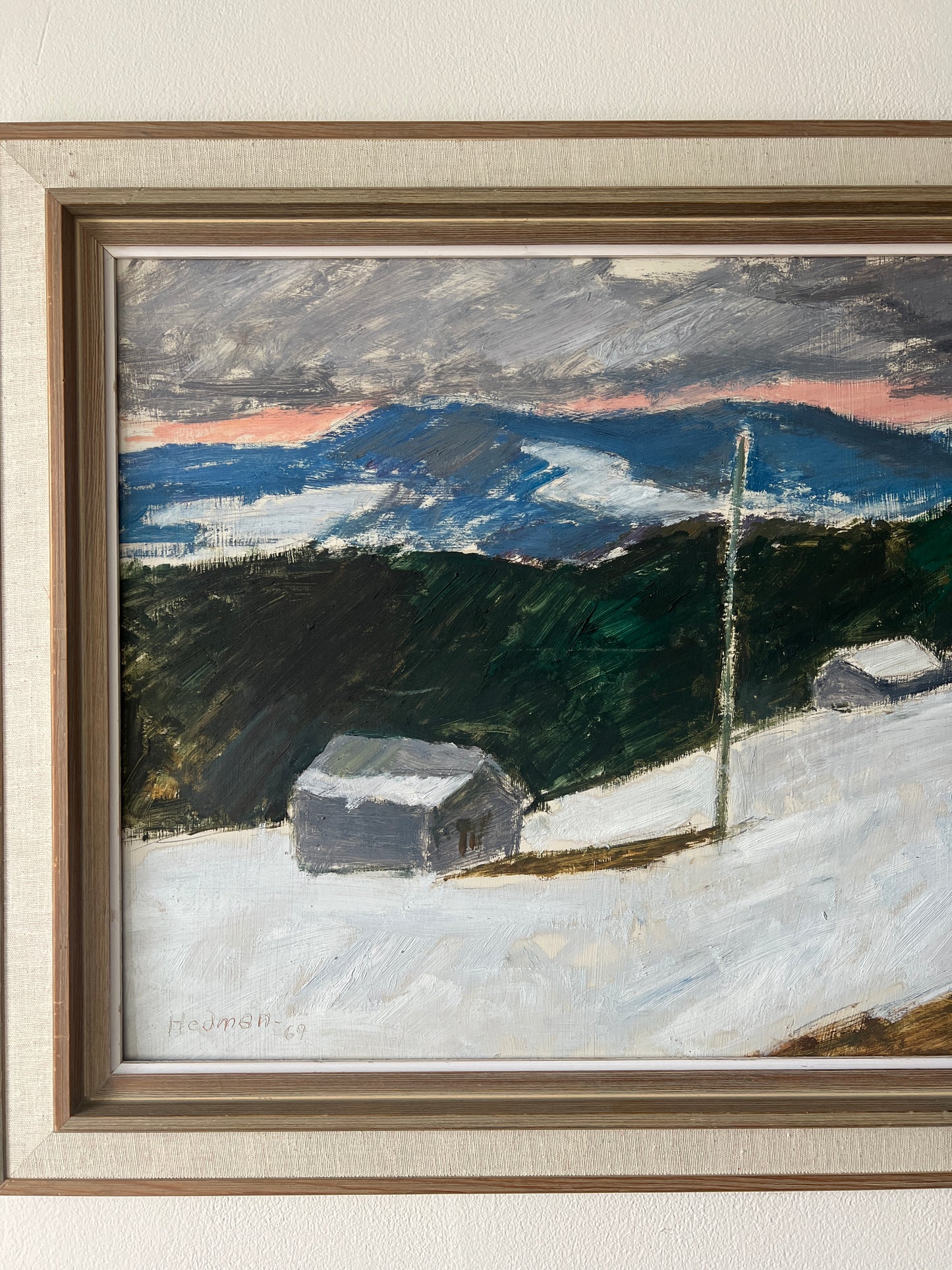 SWEDISH LANDSCAPE OIL – 1969