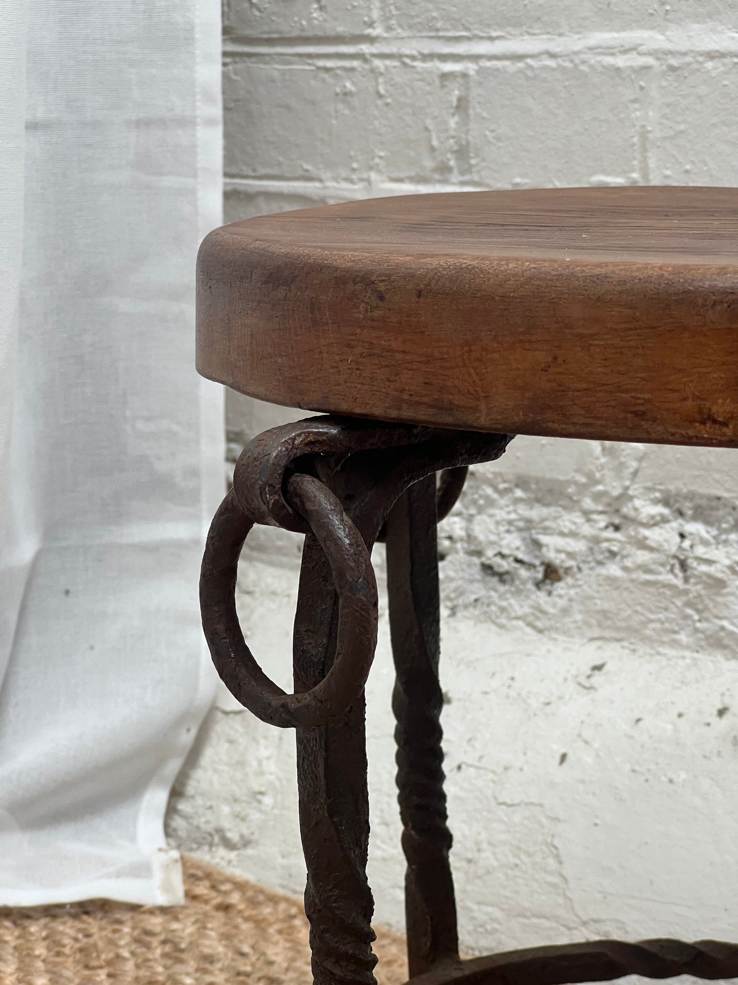 IRON CHUNKY STOOL