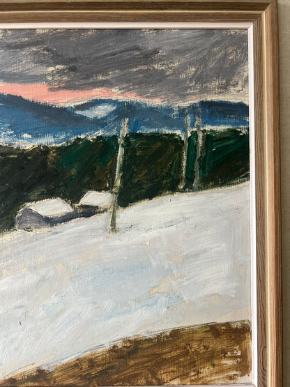 SWEDISH LANDSCAPE OIL – 1969
