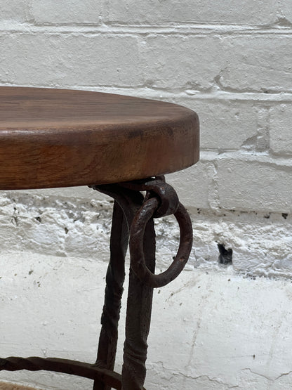 IRON CHUNKY STOOL