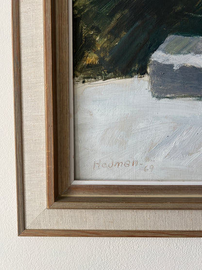 SWEDISH LANDSCAPE OIL – 1969