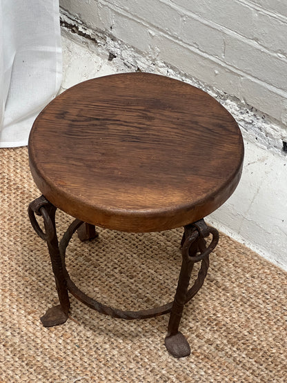 IRON CHUNKY STOOL