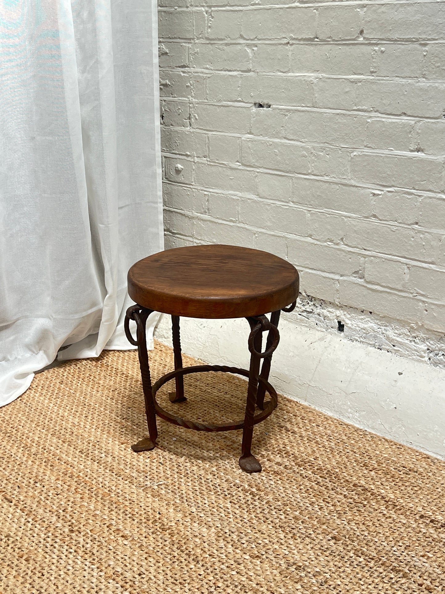 IRON CHUNKY STOOL