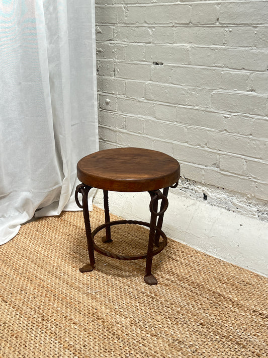 IRON CHUNKY STOOL