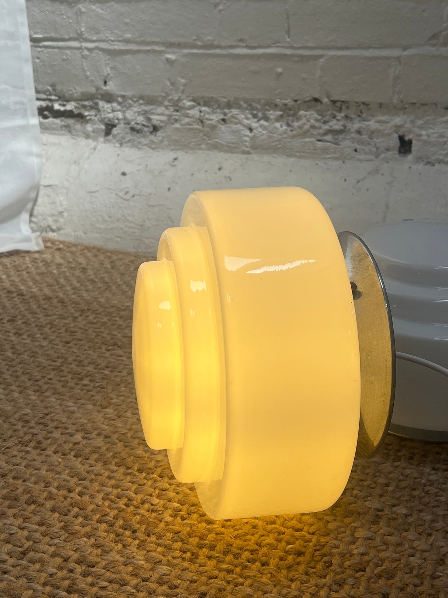 PAIR OF 50S FLUSH CEILING LIGHTS