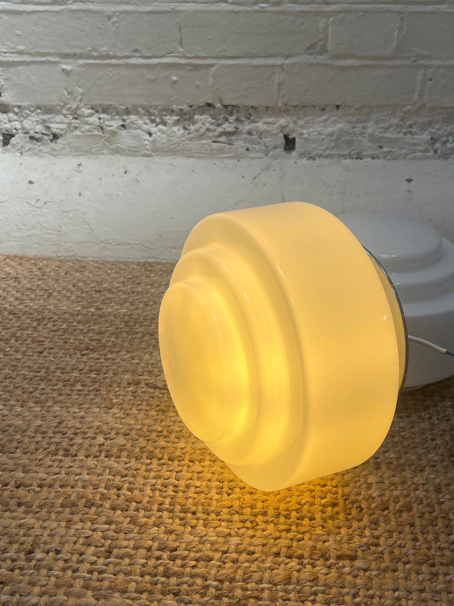 PAIR OF 50S FLUSH CEILING LIGHTS