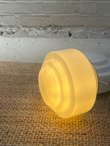 PAIR OF 50S FLUSH CEILING LIGHTS