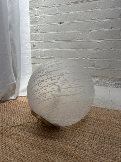 MURANO SPECKLED GLOBE CEILING LIGHT