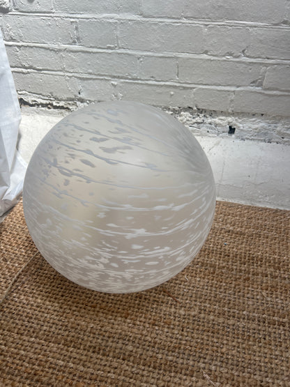 MURANO SPECKLED GLOBE CEILING LIGHT