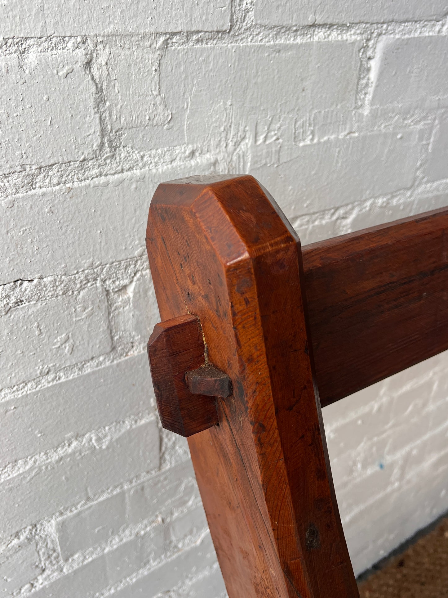 WOODEN CHAPEL 'Y' BENCH