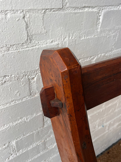 WOODEN CHAPEL 'Y' BENCH