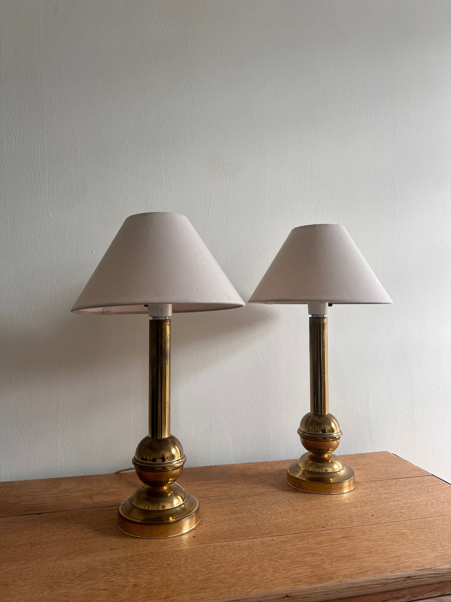 PAIR OF ABO RANDERS DANISH LAMPS