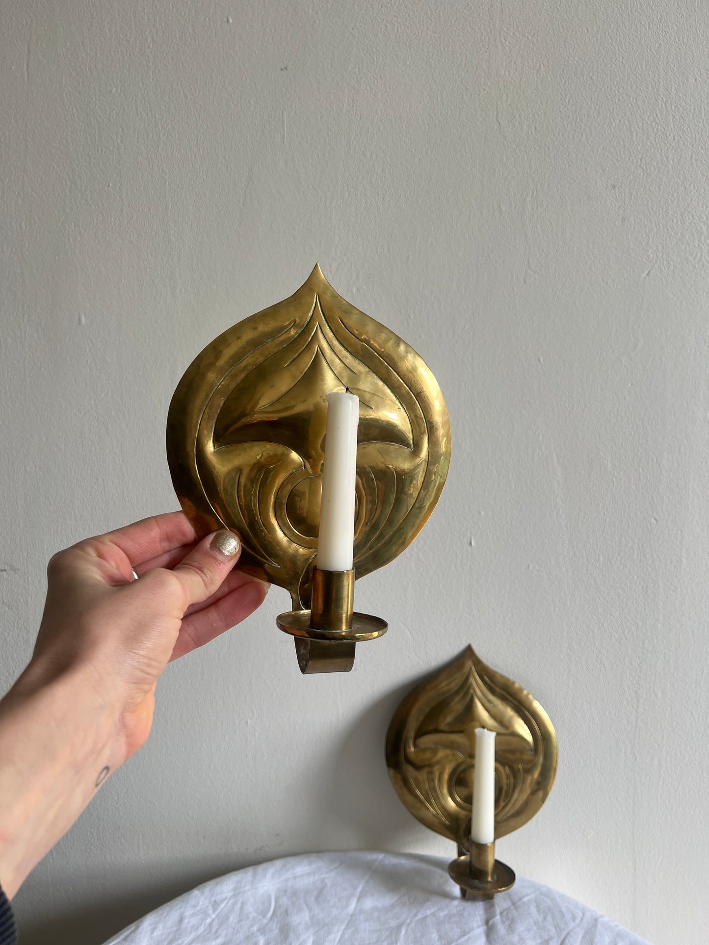 SWEDISH TEARDROP SCONCES
