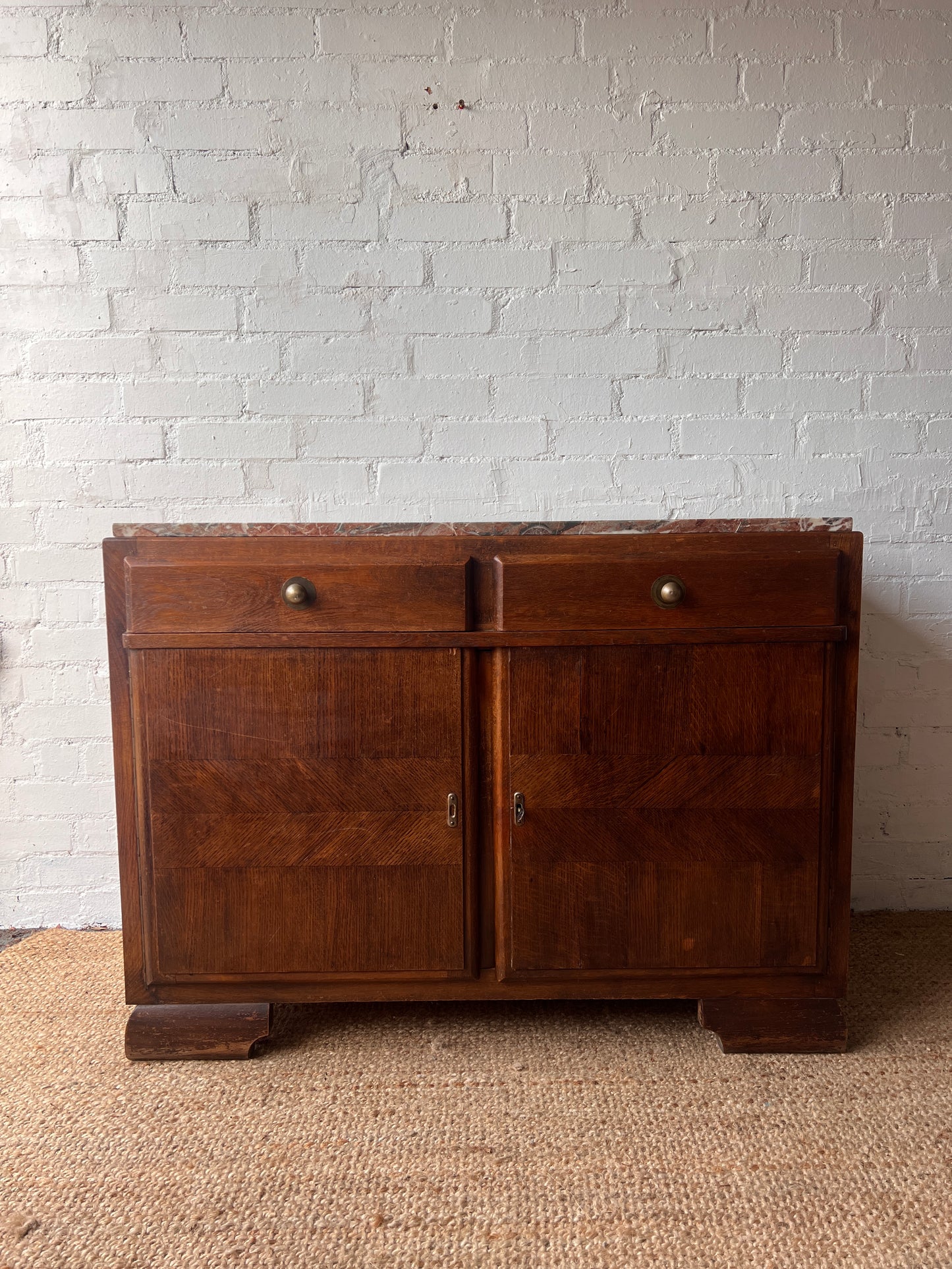 FRENCH ART DECO WOODEN SIDEBOARD