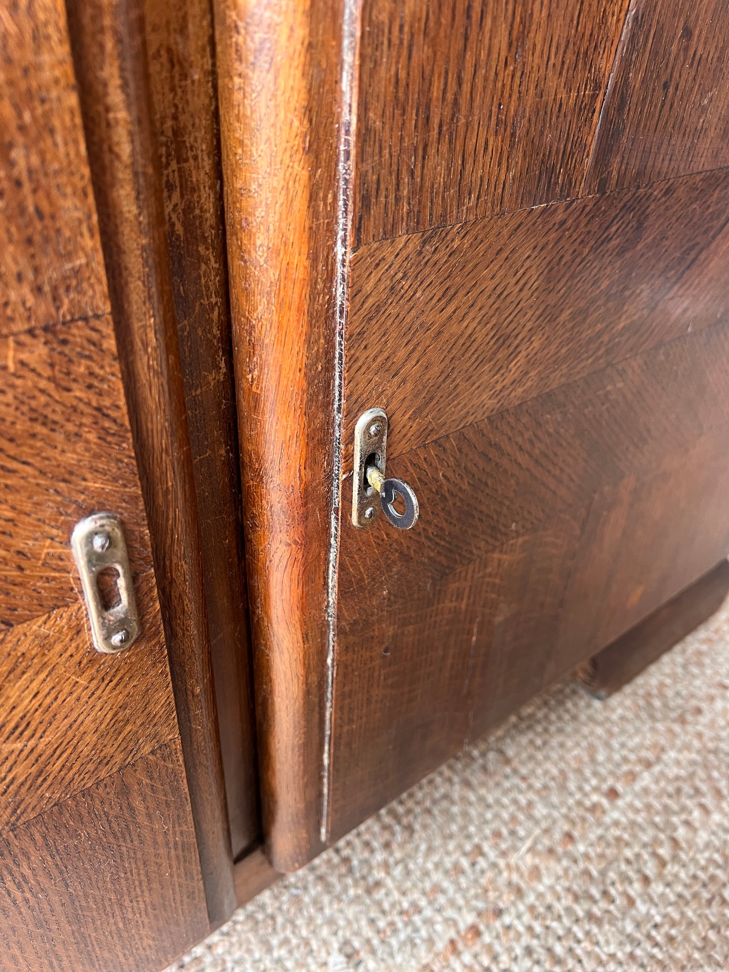 FRENCH ART DECO WOODEN SIDEBOARD